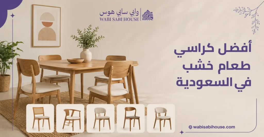أفضل كراسي طعام خشب في السعودية
